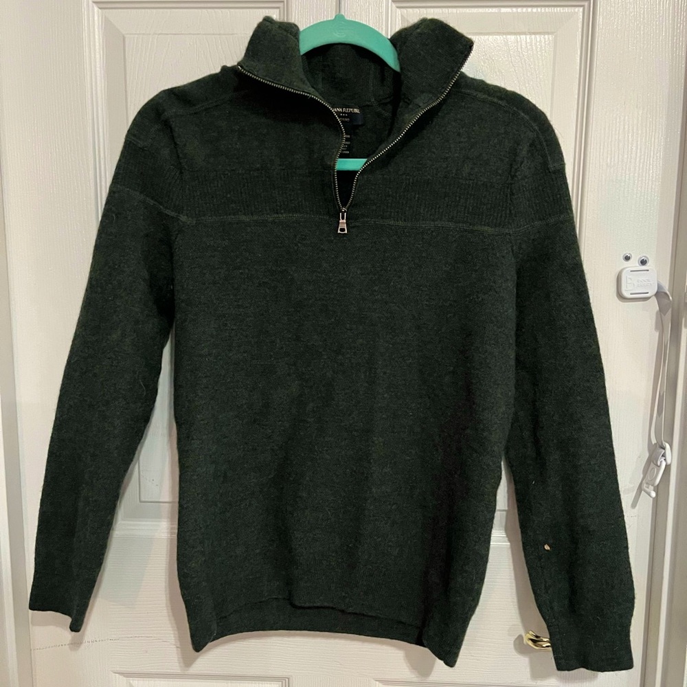 Green Half-zip Sweater